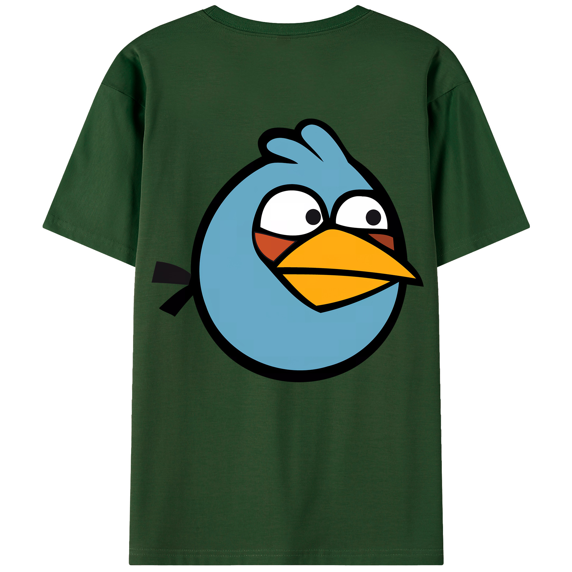 （画像用） Angry Birds アングリーバード 綿100％半袖Tシャツ（背面プリント）